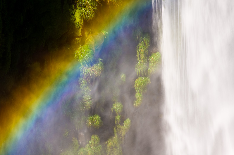 Rainbow And Iguazú Falls